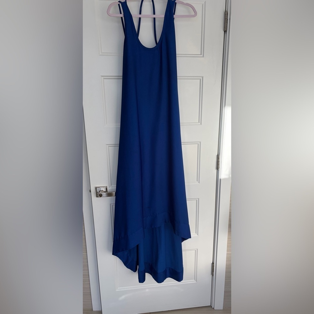 BCBGMaxAzria Deep Blue Maxi Skirt